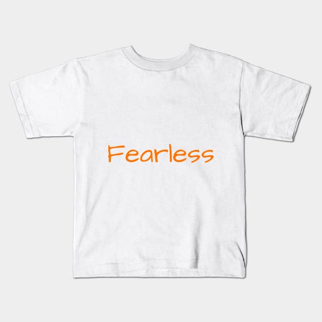 Fearless Kids T-Shirt by safecommunities